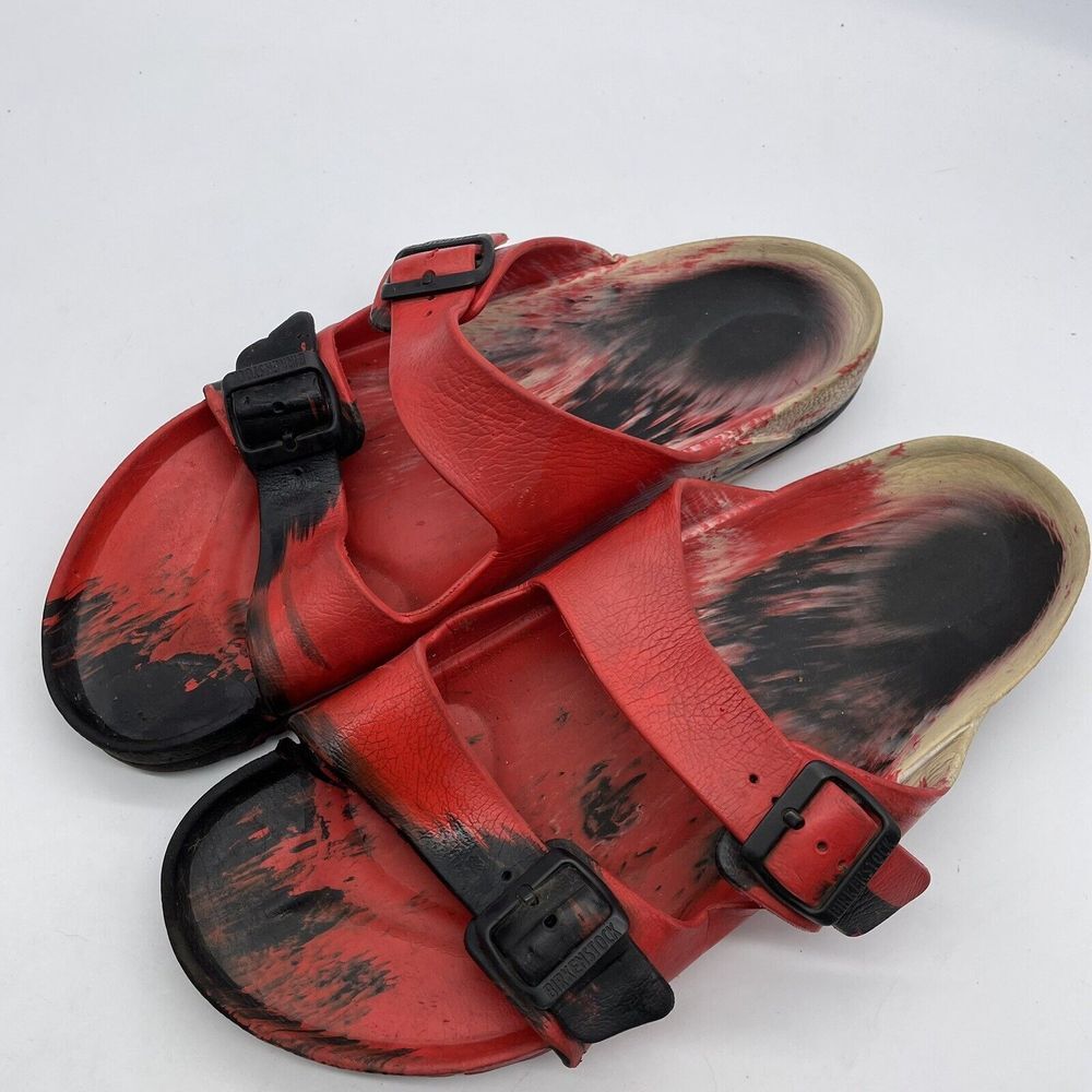 Birkenstock Red and Black Sandals - Picture 2 of 8
